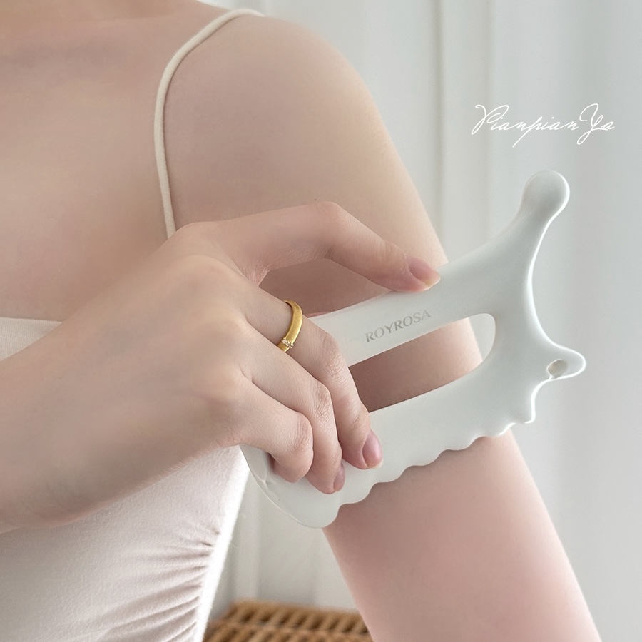 异形陶瓷刮痧板面部提拉拔筋棒全身按摩疏通经络肩颈专用刮痧神器