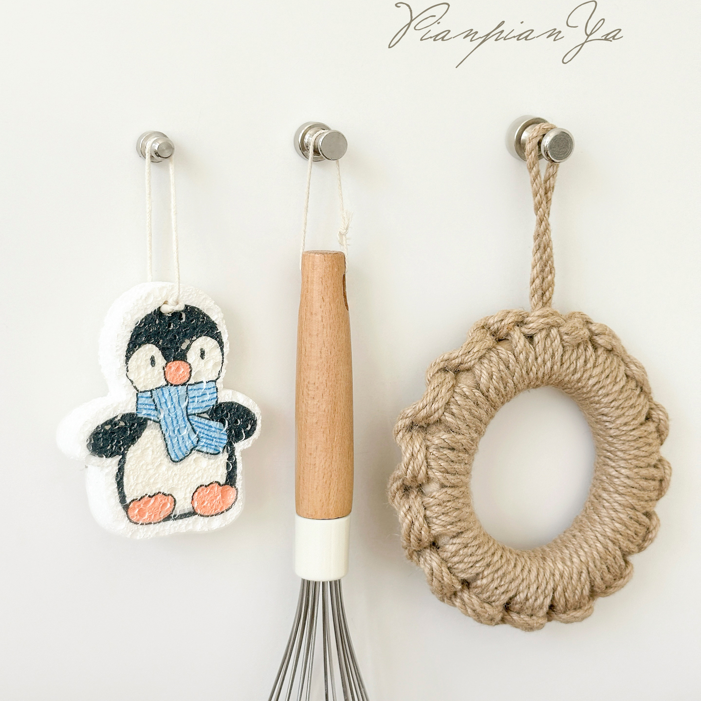 ins图钉造型强力磁铁金属冰箱贴拍立得照片小卡教学黑白板吸铁石