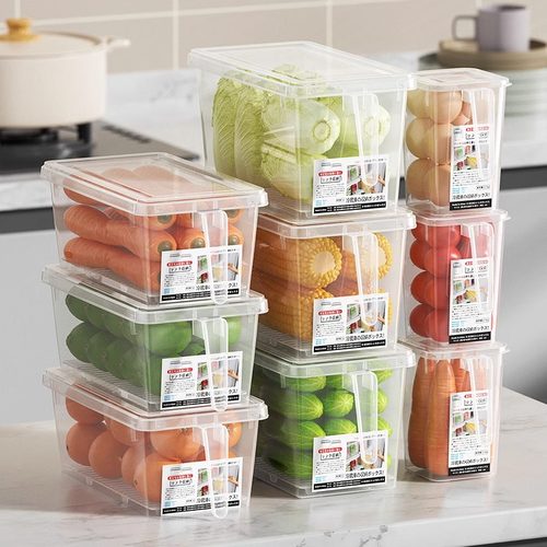 冰箱收纳盒食品级保鲜盒厨房蔬菜