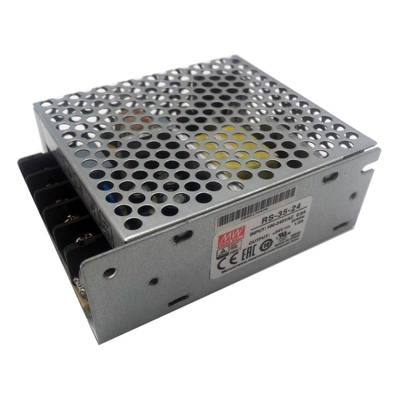 台湾明纬RS-35-2435W 24V开关电源直流稳压DC 1.4A直流电源