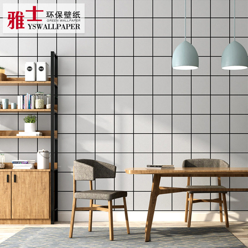 墙纸水泥灰色系北欧高级灰浅灰色现代简约服装店专用高档女装壁纸