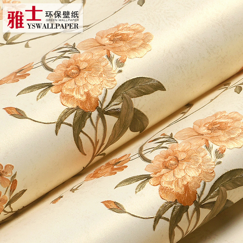 3d立体浮雕墙纸家用加厚无纺布适合客厅卧室的2025新款壁纸非自粘