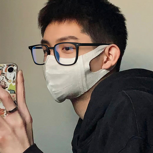 抗蓝光防辐射眼镜男潮可配近视