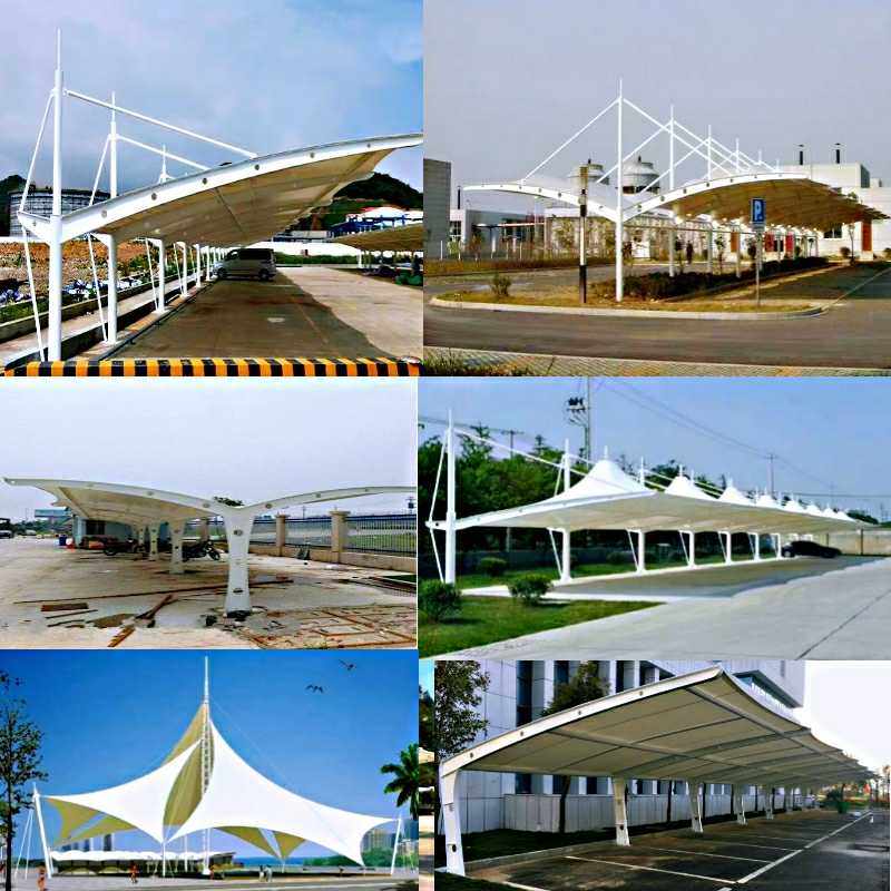 拉杆七字双开展翼膜结构停车棚汽车棚自行车棚景观遮阳蓬雨棚厂家在类目 户外/登山/野营/旅行用品, 帐篷/天幕/帐篷配件, 遮阳篷/雨篷/车篷/广告篷/天幕中 - 来自Buy2taobao.com提供专业的淘宝代购服务