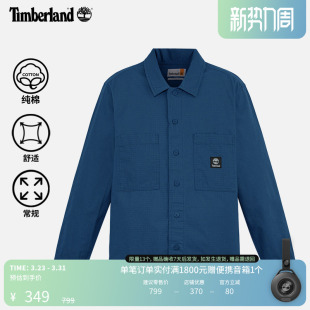 衬衫 户外休闲夹克 式 新款 A6AV2 外套秋季 Timberland添柏岚官方男装