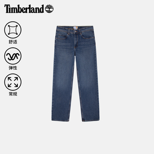 Timberland添柏岚官方男装直筒牛仔长裤春夏新款休闲弹力|A6GM7