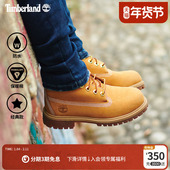 Timberland添柏岚官方踢不烂大童大黄靴马丁靴高帮户外偏大 12709