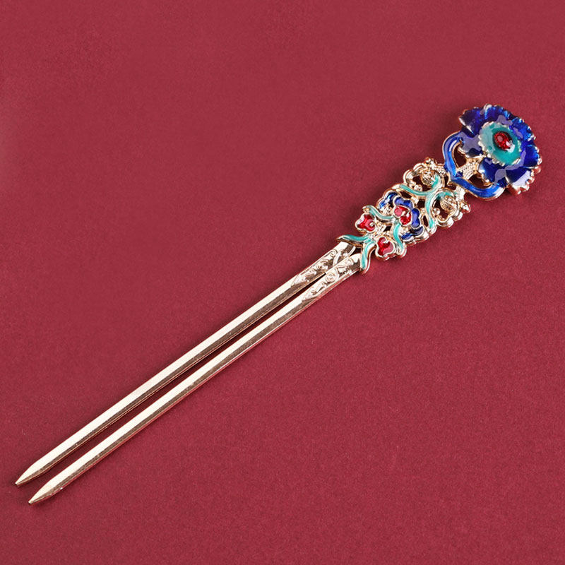 凤仪（饰品）古典发钗气质汉服发簪U型簪子气质饰品配饰丸子头钗