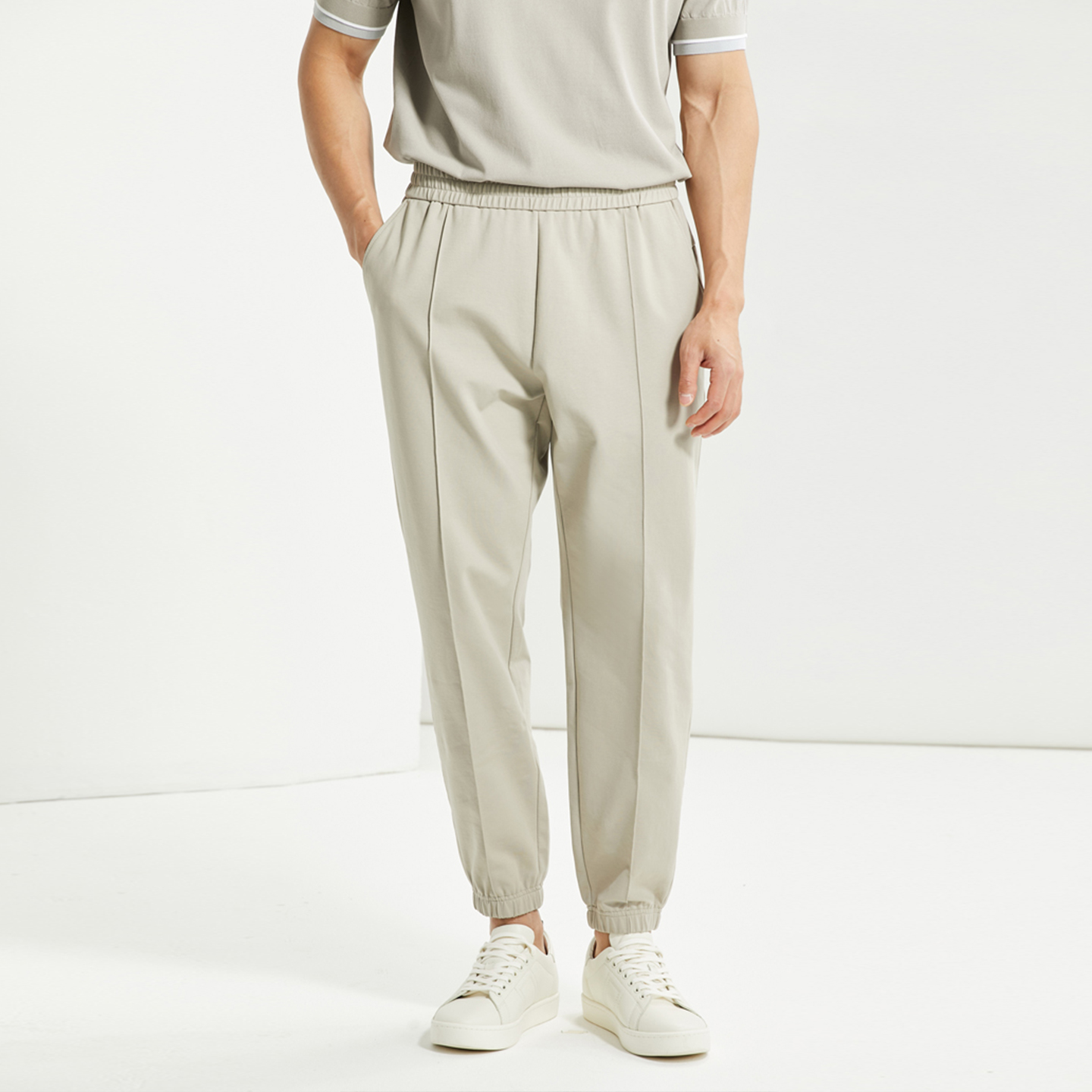 束脚锥形运动休闲裤百搭长裤