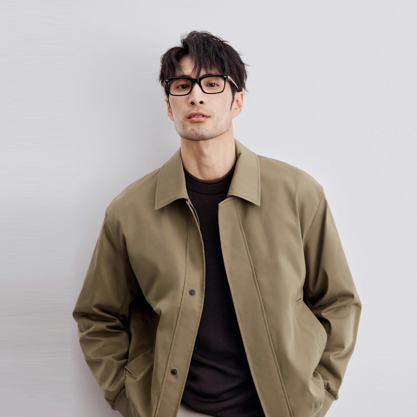 意式老钱风夹克2025冬季抗皱