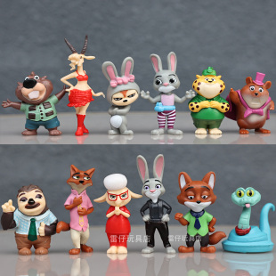 疯狂动物城2朱迪狐狸尼克蛇盖瑞夏奇羊树懒手办盲盒公仔摆件礼物