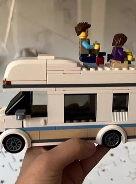 2024城市系列60283旅行假日野营房车男孩女拼装积木儿童益智玩具9