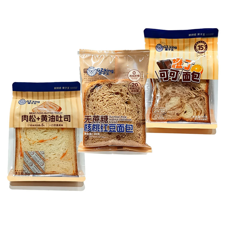 果子王吐司面包肉松黄油味香橙可可味儿童学生早餐代餐奇亚籽面包