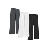 男高级感简约百搭长裤 免烫垂感A字直筒宽松休闲通勤西裤 长裤 子