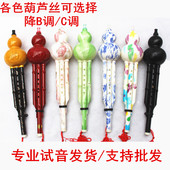 葫芦丝乐器专卖初学儿童C调降b调胶木树脂塑料葫芦丝 包邮