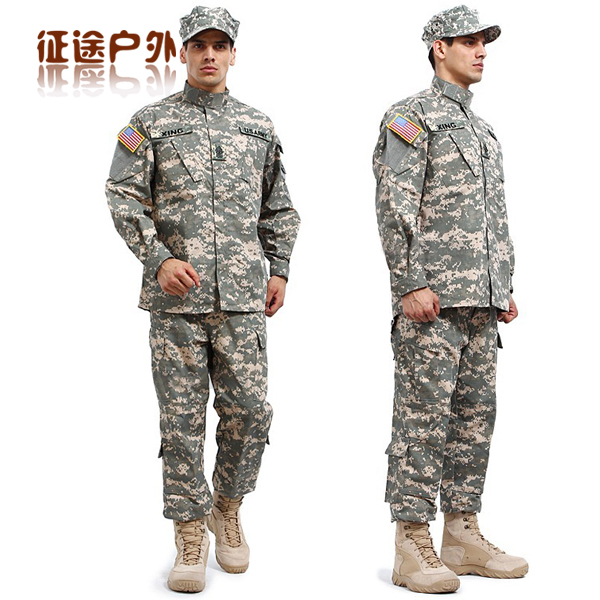 征途户外 全地形acu迷彩男作训服 户外运动迷彩套服