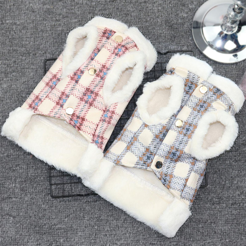 可牵引小型犬幼犬熊猫狗狗衣服