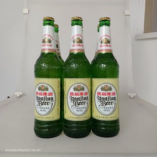 燕京啤酒大绿棒子新鲜啤麦汁浓度9清爽型580ml玻璃瓶 产地发货