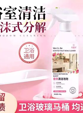 香氛清洁泡泡450g升级版本香氛洁厕泡泡去污除臭清洁剂马桶清洁剂
