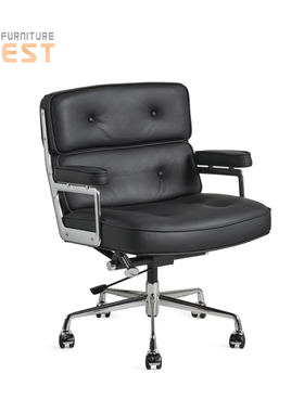 Eames Lobby chair北欧设计师布艺玻璃钢休闲转简约沙发椅