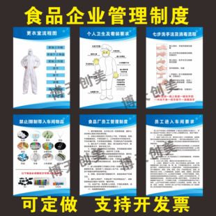食品加工企业生产管理制度食品车间更衣流程图个人卫生着装 要求图