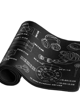 FiiO/飞傲 F2051H电脑办公桌面鼠标垫HiFi数码周边配件