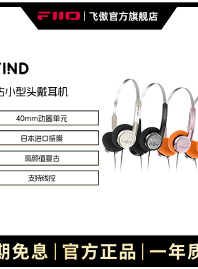 FiiO/飞傲 雪漫天WIND复古头戴有线耳机HIFI耳塞线控带mic