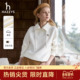 Hazzys哈吉斯半拉链卫衣女秋季 专柜正品 潮流宽松通勤翻领上衣
