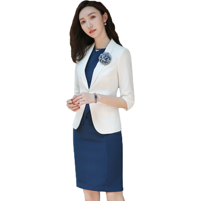 高端职业装套装女气质女神范美容师医美咨询师工作服名媛空姐制服