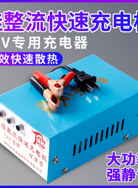 12v伏快速大功率专用电瓶充电器
