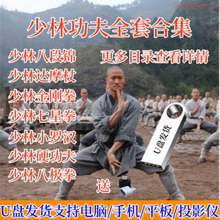 少林功夫教程武术视频U盘教学自学全套擒拿格斗防身绝技mp4优盘