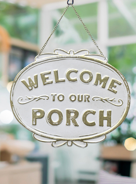 WelcomeToOurPorch装饰挂牌