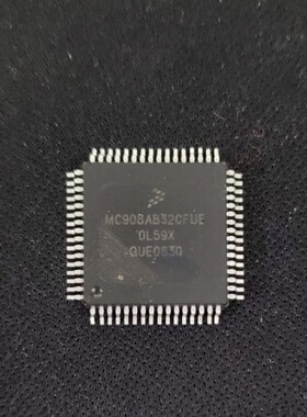 【凯拓达电子】MC908AB32CFUE QFP64 微控制器芯片,