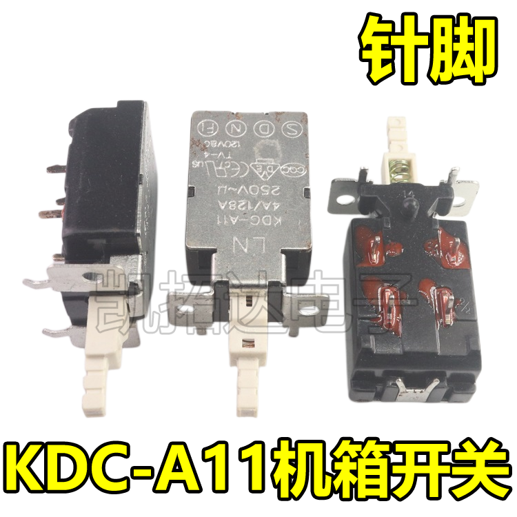 【凯拓达电子】电视机电源开关KDC-A11内簧针脚孔距20MM 配件 电子元器件市场 开关元件及附件 原图主图