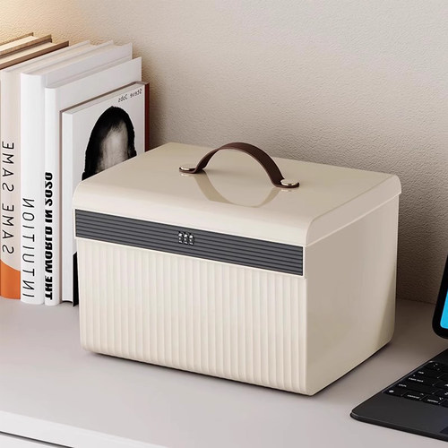 【2024新款】手提带锁密码收纳箱