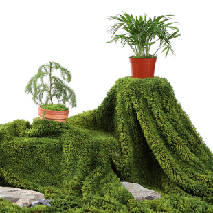 仿真苔藓草皮草坪人工布料四季通用人造青苔仿生造景垫子草地地毯