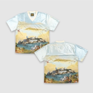 现货CORTEIZ恶魔岛橄榄球衣重磅CLEANFIT宽松嘻哈美式boxyfit滑板