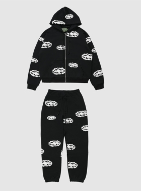 现货CORTEIZ X DENIM TEARS木棉花联名外套套装卫衣帽衫嘻哈美式