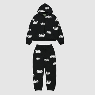 现货CORTEIZ X DENIM TEARS木棉花联名外套套装卫衣帽衫嘻哈美式