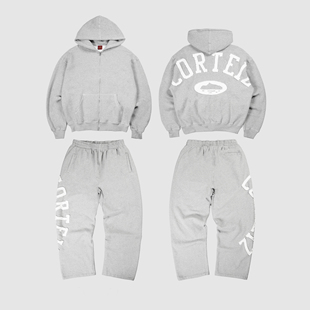 美式 嘻哈CLEANFIT 套装 现货CORTEIZ恶魔岛BOXYFIT外套短宽卫衣裤