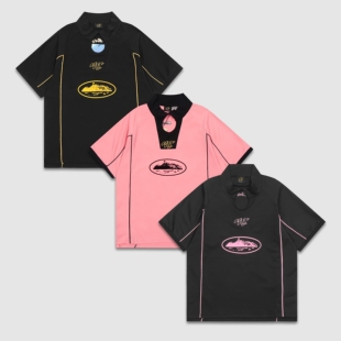 清仓现货CORTEIZ足球球衣短袖T恤复古CLEANFIT嘻哈美式DRILL修身