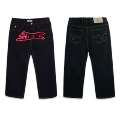Red Flying Dog Black Washed Topstitch