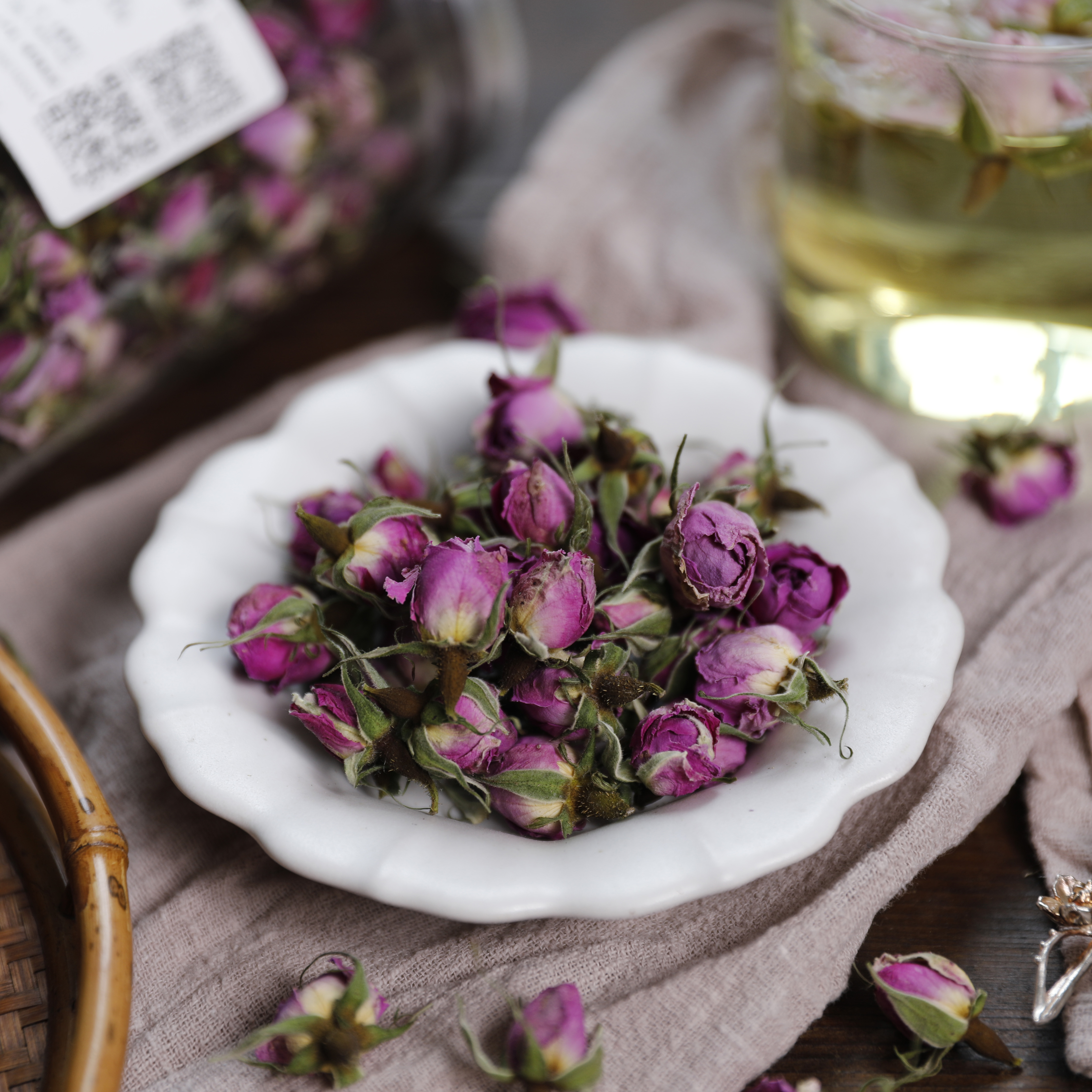 暖穗大马士革玫瑰花茶香味浓郁