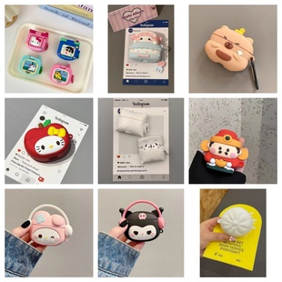 适用联想LE202蓝牙耳机保护套卡通可爱le202无线充电仓保护壳防摔