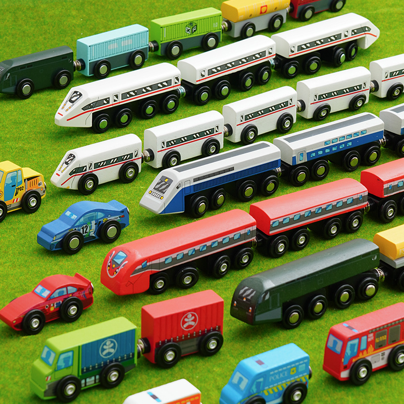 木质仿真小车惯性手推火车木制儿童玩具滑车米兔BRIO木质轨道,玩具/童车/益智/积木/模型,惯性/回力/滑行玩具,淘宝优惠券,粉丝福利购,淘宝优惠卷