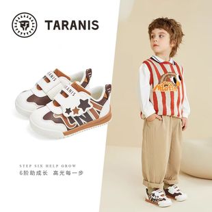 泰兰尼斯学步鞋男女童秋季新款童鞋专柜面包鞋防滑软底T01T4C5400