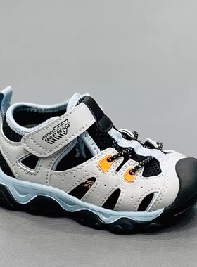 江博士专柜正品2024夏男童包头凉鞋二段机能鞋透气学步鞋B1404222