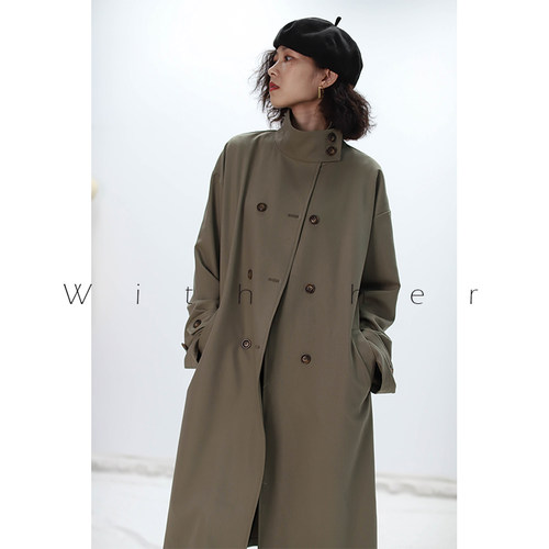 与她原创小众立领街头风中性外套