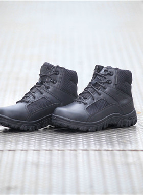 美国Bates贝特斯掠食者E05506中帮作战靴特种兵战术靴V底防滑耐磨