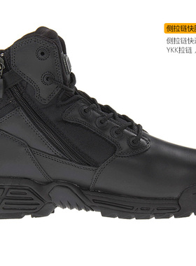 英国马格南MAGNUM 幻影6.0SZ侧拉链战术中帮靴户外旅行休闲鞋